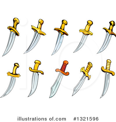 Dagger Clipart #1321596 by Vector Tradition SM