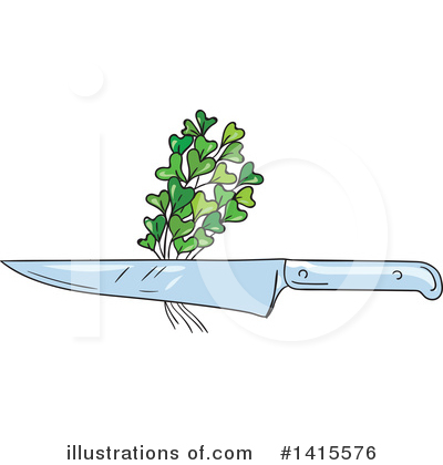 Knife Clipart #1415576 by patrimonio