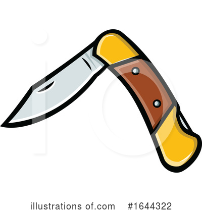 Pocket Knife Clipart #1644322 by patrimonio