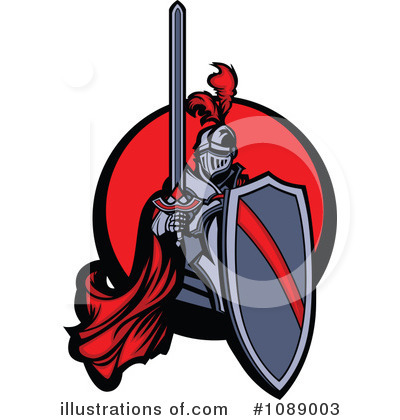 Knight Clipart #1089003 by Chromaco