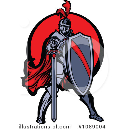 Knight Clipart #1089004 by Chromaco
