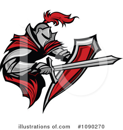 Knight Clipart #1090270 by Chromaco