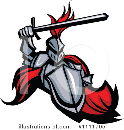 Royalty-Free (RF) Knight Clipart Illustration by Chromaco - Stock Sample #1111705