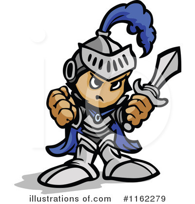 Royalty-Free (RF) Knight Clipart Illustration by Chromaco - Stock Sample #1162279