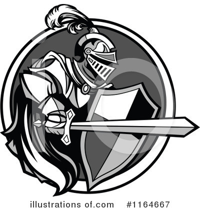 Knight Clipart #1164667 by Chromaco
