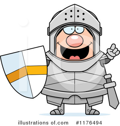 Royalty-Free (RF) Knight Clipart Illustration by Cory Thoman - Stock Sample #1176494