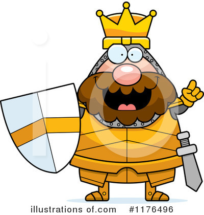 Royalty-Free (RF) Knight Clipart Illustration by Cory Thoman - Stock Sample #1176496