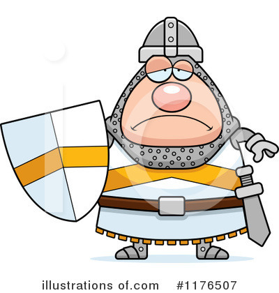 Royalty-Free (RF) Knight Clipart Illustration by Cory Thoman - Stock Sample #1176507