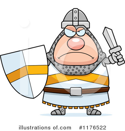 Royalty-Free (RF) Knight Clipart Illustration by Cory Thoman - Stock Sample #1176522