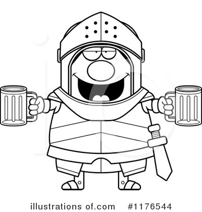 Royalty-Free (RF) Knight Clipart Illustration by Cory Thoman - Stock Sample #1176544