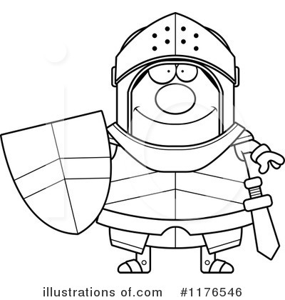Royalty-Free (RF) Knight Clipart Illustration by Cory Thoman - Stock Sample #1176546
