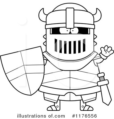 Royalty-Free (RF) Knight Clipart Illustration by Cory Thoman - Stock Sample #1176556