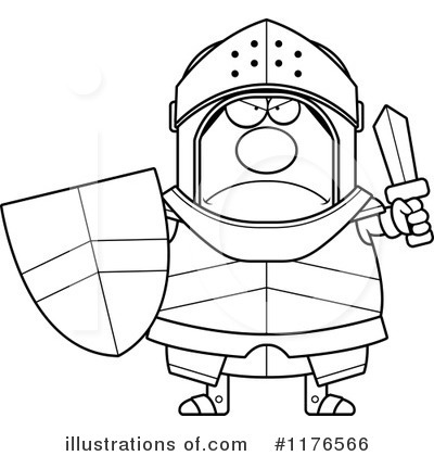 Royalty-Free (RF) Knight Clipart Illustration by Cory Thoman - Stock Sample #1176566