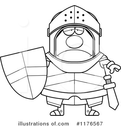 Royalty-Free (RF) Knight Clipart Illustration by Cory Thoman - Stock Sample #1176567