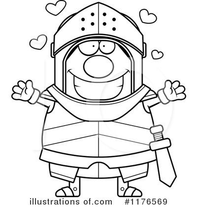 Royalty-Free (RF) Knight Clipart Illustration by Cory Thoman - Stock Sample #1176569