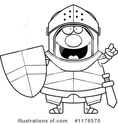 Royalty-Free (RF) Knight Clipart Illustration by Cory Thoman - Stock Sample #1176570