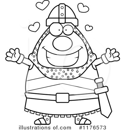 Royalty-Free (RF) Knight Clipart Illustration by Cory Thoman - Stock Sample #1176573