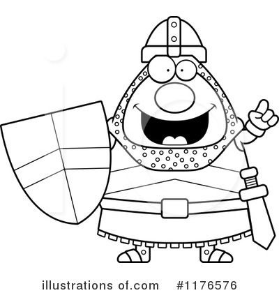 Royalty-Free (RF) Knight Clipart Illustration by Cory Thoman - Stock Sample #1176576