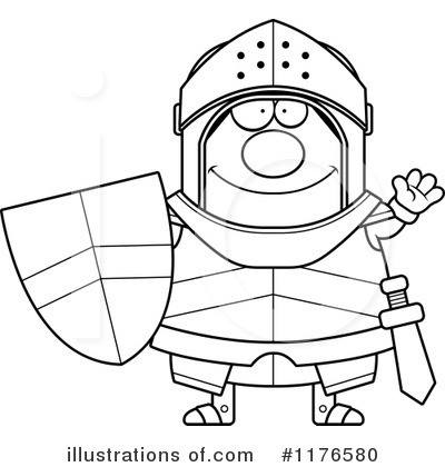 Royalty-Free (RF) Knight Clipart Illustration by Cory Thoman - Stock Sample #1176580