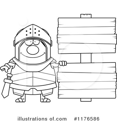 Royalty-Free (RF) Knight Clipart Illustration by Cory Thoman - Stock Sample #1176586