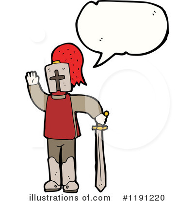 Royalty-Free (RF) Knight Clipart Illustration by lineartestpilot - Stock Sample #1191220