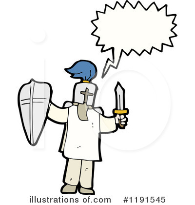 Royalty-Free (RF) Knight Clipart Illustration by lineartestpilot - Stock Sample #1191545