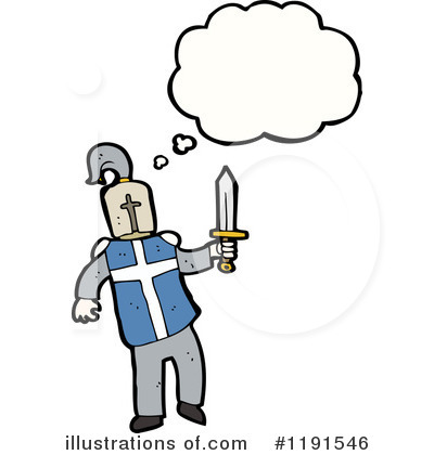 Royalty-Free (RF) Knight Clipart Illustration by lineartestpilot - Stock Sample #1191546