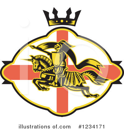 Royalty-Free (RF) Knight Clipart Illustration by patrimonio - Stock Sample #1234171