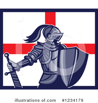 Royalty-Free (RF) Knight Clipart Illustration by patrimonio - Stock Sample #1234179