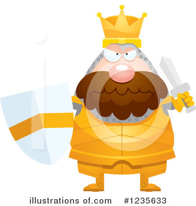 Royalty-Free (RF) Knight Clipart Illustration by Cory Thoman - Stock Sample #1235633