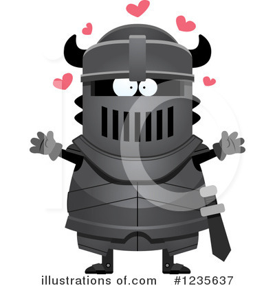 Royalty-Free (RF) Knight Clipart Illustration by Cory Thoman - Stock Sample #1235637