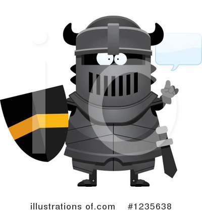 Royalty-Free (RF) Knight Clipart Illustration by Cory Thoman - Stock Sample #1235638