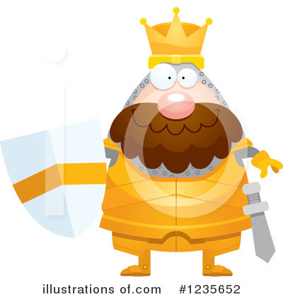Royalty-Free (RF) Knight Clipart Illustration by Cory Thoman - Stock Sample #1235652