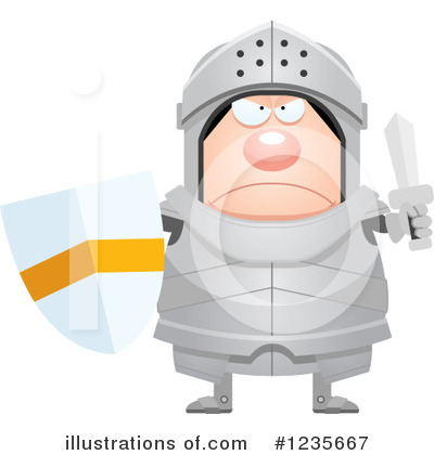 Royalty-Free (RF) Knight Clipart Illustration by Cory Thoman - Stock Sample #1235667