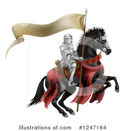 Royalty-Free (RF) Knight Clipart Illustration by AtStockIllustration - Stock Sample #1247164