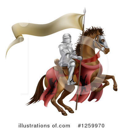 Royalty-Free (RF) Knight Clipart Illustration by AtStockIllustration - Stock Sample #1259970