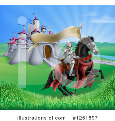 Royalty-Free (RF) Knight Clipart Illustration by AtStockIllustration - Stock Sample #1261897