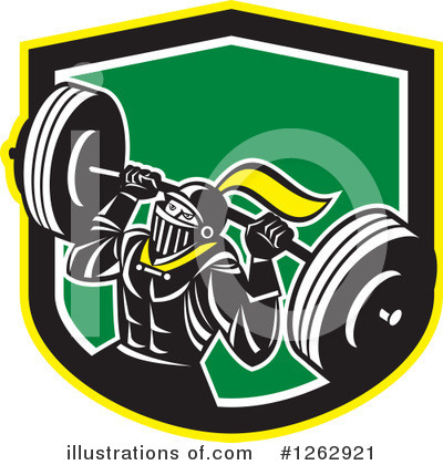 Weightlifting Clipart #1262921 by patrimonio