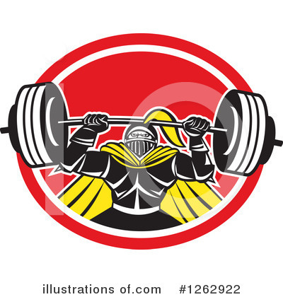 Weightlifting Clipart #1262922 by patrimonio