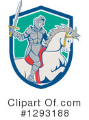 Knight Clipart #1293188 by patrimonio