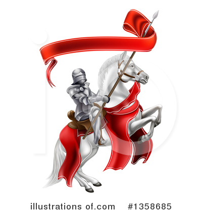 Royalty-Free (RF) Knight Clipart Illustration by AtStockIllustration - Stock Sample #1358685