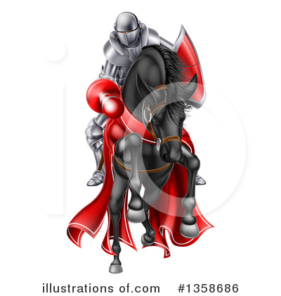 Royalty-Free (RF) Knight Clipart Illustration by AtStockIllustration - Stock Sample #1358686