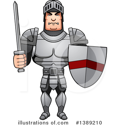 Royalty-Free (RF) Knight Clipart Illustration by Cory Thoman - Stock Sample #1389210