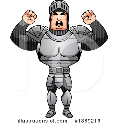 Royalty-Free (RF) Knight Clipart Illustration by Cory Thoman - Stock Sample #1389216