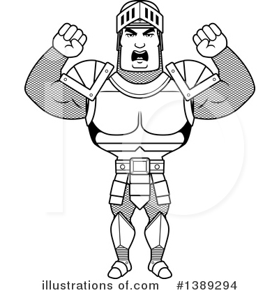 Royalty-Free (RF) Knight Clipart Illustration by Cory Thoman - Stock Sample #1389294