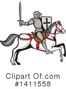 Knight Clipart #1411558 by patrimonio