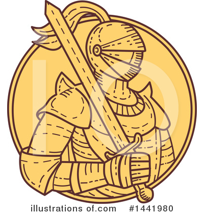 Royalty-Free (RF) Knight Clipart Illustration by patrimonio - Stock Sample #1441980