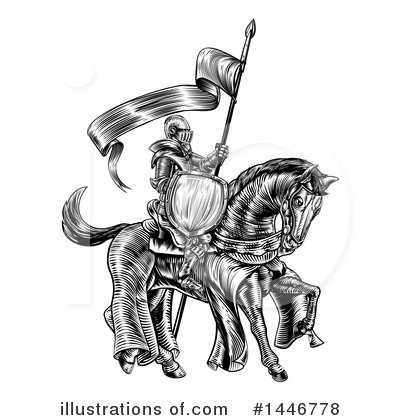 Royalty-Free (RF) Knight Clipart Illustration by AtStockIllustration - Stock Sample #1446778