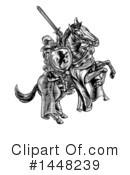 Knight Clipart #1448239 by AtStockIllustration