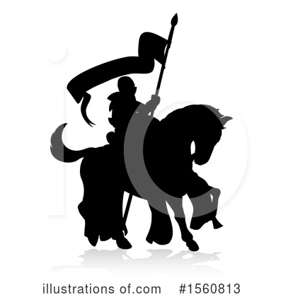 Royalty-Free (RF) Knight Clipart Illustration by AtStockIllustration - Stock Sample #1560813
